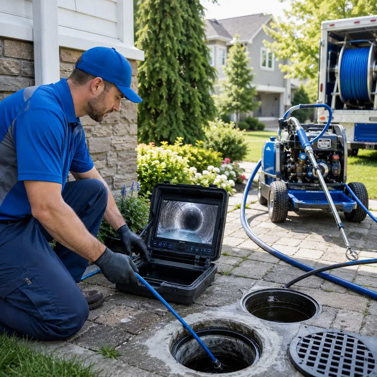 Outdoor drain cleaning professionals serving Cheltenham, MD