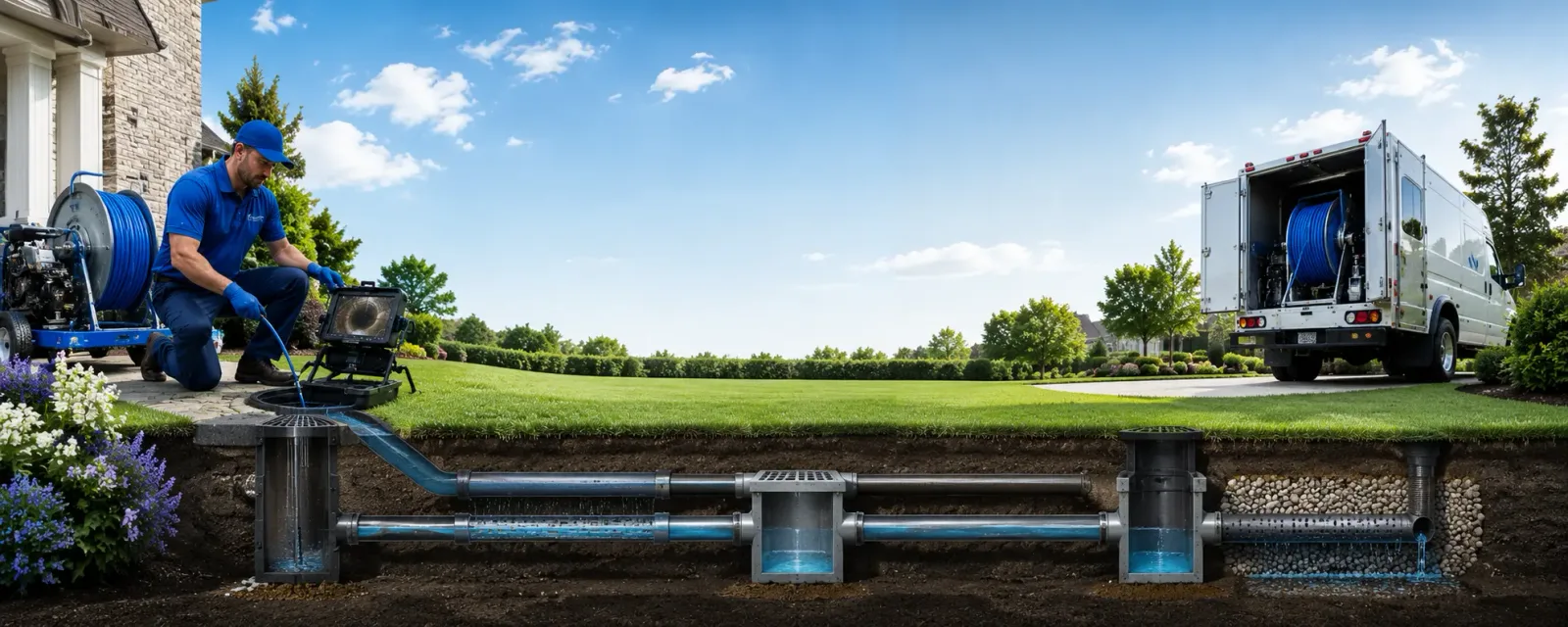 Outdoor drain cleaning information for Cheltenham, MD